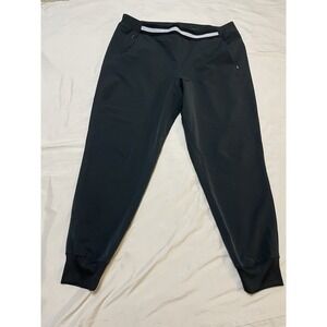 Puma High Stretch‎ Del Mar Polyester Woven Joggers Black Women's XL